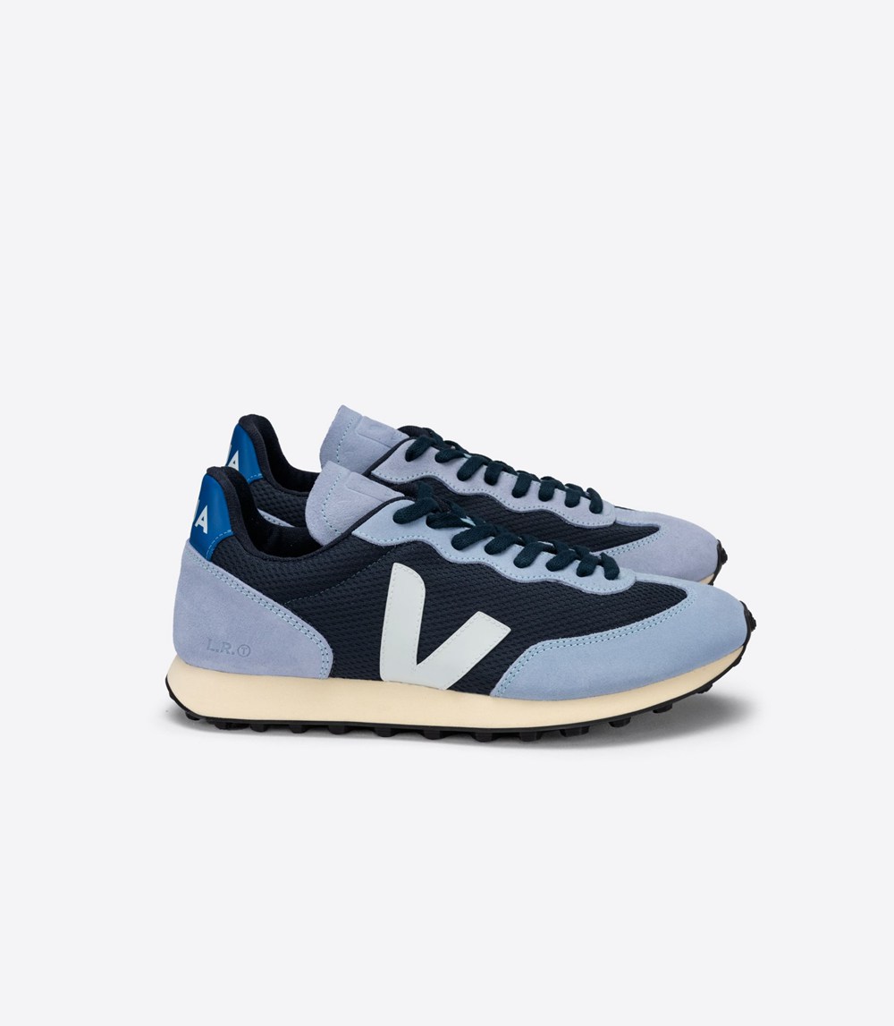 Veja Trainers Mens Blue/Black/White - Rio Branco Alveomesh - BDIY-19860